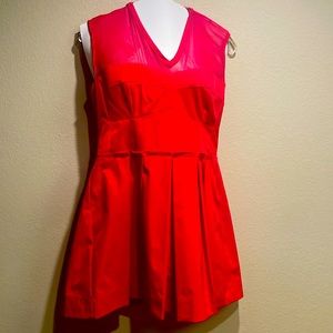 Nanette Lepore mini Tafetta/ Mesh dress